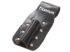 Bi-Metal Single Leather Holster