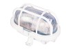 Byron BE60W 60W GLS Plastic Bulkhead White