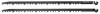 Bosch 2-piece HCS saw blade set TF 300 M For wood (Pack Of 2) 2608632119