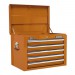 Sealey Topchest 5 Drawer with Ball Bearing Runners - Orange