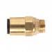 Sealey Brass SuperThread Straight Adaptor 6mm x 1/8\"BSP Pack of 2