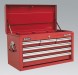 Sealey Topchest 6 Drawer with Ball Bearing Runners - Red