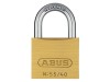 ABUS Mechanical 55/40mm Brass Padlock Carded