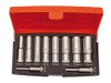 Bahco S0810L 1/4in Drive Deep Socket Set, 10 Piece