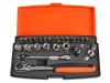 Bahco SL24 1/4in Drive Socket Set, 24 Piece
