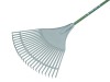 Bulldog Evergreen Plastic Leaf Rake Aluminium Shaft