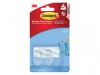 Command Clear Hooks with Clear Strips, Small (Pack 2)