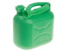 Silverhook Unleaded Petrol Can & Spout Green 5 litre
