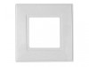 Dencon White Finger Plate 1-Gang (Pack of 2)