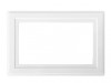 Dencon White Finger Plate 2-Gang