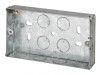 Dencon Metal Back Box 2-Gang 25mm