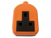 Dencon Trailing Socket 13A 1-Gang Orange