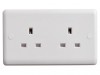 Deta Vimark Unswitched Socket 2-Gang 13A