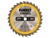 DEWALT Portable Construction Circular Saw Blade 184 x 16mm x 30T