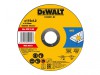 DEWALT DT43921 Metal Cut Off Disc 115 x 1.2 x 22.23mm (Pack 10)
