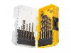 DEWALT DT70728 BLACK&GOLD HSS Drill Set, 19 Piece