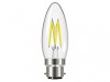 Energizer LED BC (B22) Candle Filament Dimmable Bulb, Warm White 470 lm 4W
