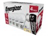 Energizer LED ES (E27) Opal GLS Non-Dimmable Bulb, Warm White 806 lm 8.2W (Pack 4)