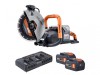 Evolution R260DCT-Li Cordless Disc Cutter 260mm 18V 2 x 8.0Ah Li-ion