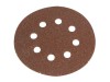Faithfull Hook & Loop Sanding Disc DID3 Holed 125mm Coarse (Pack 5)