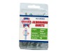 Faithfull Aluminium Rivets 4.8 x 8mm Short Pre-Pack of 50