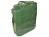Faithfull Green Steel Jerry Can 20 litre