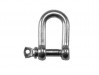 Faithfull D-Shackle Stainless Steel 6mm (Pack 2)