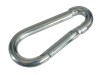 Faithfull Fire Brigade Snap Hook 4mm Zinc Plated (Pack 4)