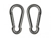 Faithfull Fire Brigade Snap Hook Stainless Steel 6mm (Pack 2)