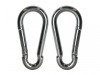 Faithfull Fire Brigade Snap Hook 8mm Zinc Plated (Pack 2)