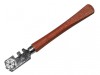 Faithfull Six Wheel Glasscutter Tungsten Carbide - Wood Handle