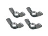 Faithfull External Building Profile Wing Nuts (Pack 4)