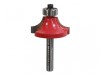 Faithfull Router Bit TCT Rounding Over 15.8mm x 9.5mm 1/4in Shank