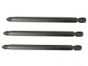 Faithfull Pozidriv S2 Power Screwdriver Bits PZ2 x 100mm (Pack 3)