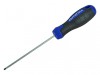 Faithfull Soft Grip Screwdriver Flared Slotted Tip 5.5 x 100mm