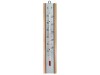 Faithfull Thermometer Wall Beech Silver 200mm