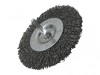 Faithfull Wire Brush 100mm x 6mm Shank, 0.30 Wire