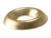 ForgeFix Screw Cup Washers Solid Brass Polished No.10 Bag 200