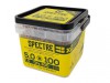 ForgeFix Spectre PZ Compatible Wood Screw CSK ZYP 5.0 x 100mm Tub 300