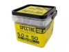 ForgeFix Spectre Pozi Compatible Wood Screw CSK ZYP 5.0 x 50mm Tub 600