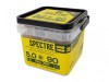 ForgeFix Spectre PZ Compatible Wood Screw CSK ZYP 5.0 x 90mm Tub 350