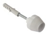 ForgeFix Sanitary Ware Fixing White Cap M10 x 140mm 1 Pair