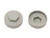 ForgeFix TechFast Cover Cap Goosewing Grey 16mm (Pack 100)