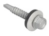 ForgeFix TechFast Hex Head Roofing Screw Self-Drill Light Section 5.5 x 32mm Pack 100