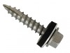 ForgeFix TechFast Metal Roofing to Timber Hex Screw T17 Gash Point 6.3 x 100mm Box 100
