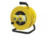 Faithfull Power Plus Open Drum Cable Reel 110V 16A 2-Socket 25m (2.5mm Cable)