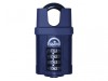 Squire CP40CS Combination Padlock 4-Wheel Closed Shackle 40mm