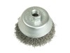 Lessmann Cup Brush 100mm M14, 0.35 Steel Wire