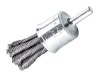 Lessmann Knot End Brush with Shank 22mm, 0.35 Steel Wire