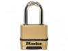 Master Lock Excell 4-Digit Combination 50mm Padlock - 38mm Shackle